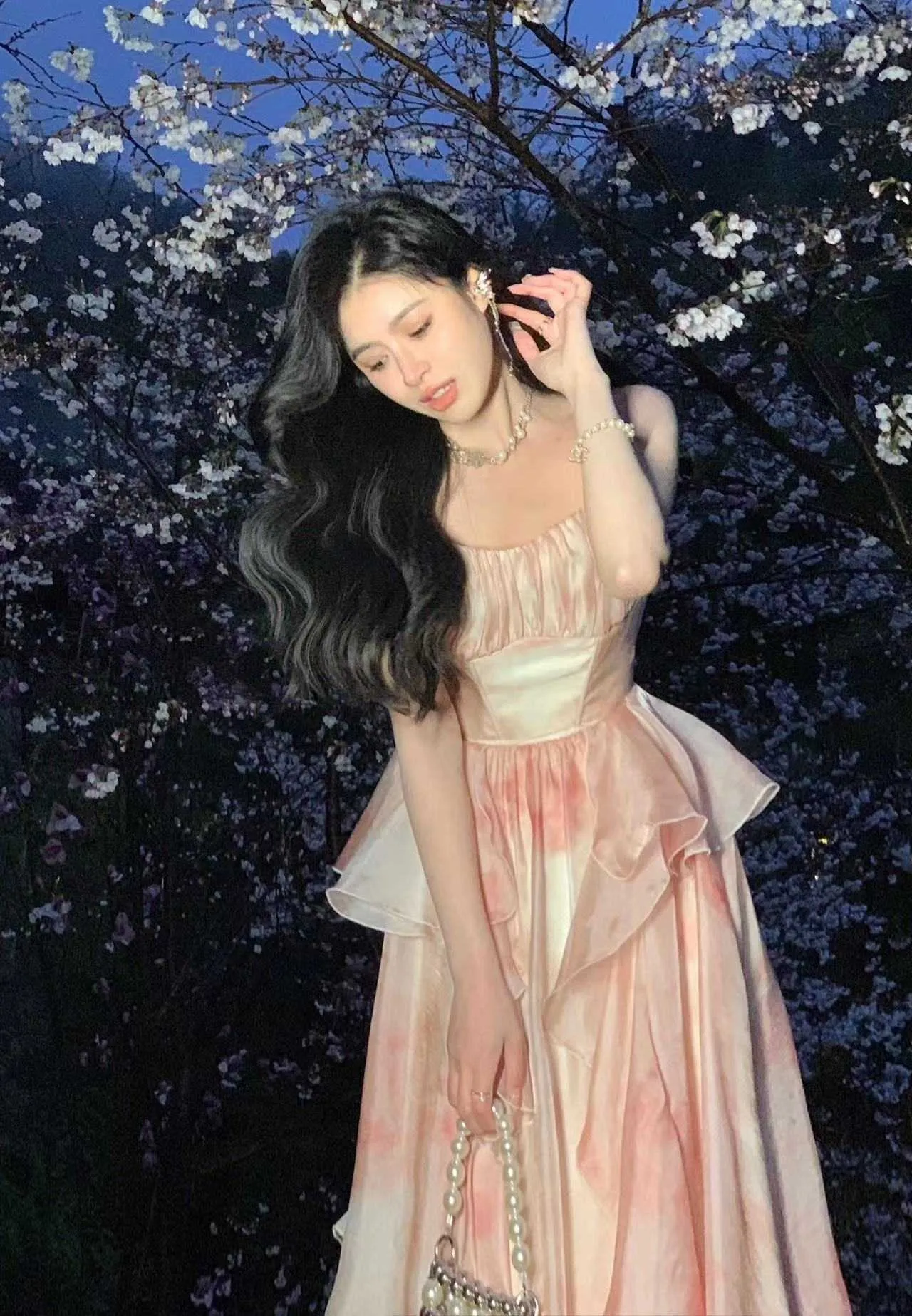 Womens Summer Casual Long Beach Dress Pink Ruffled... From Join3, $40.21 In  Bulk | DHgate.Com