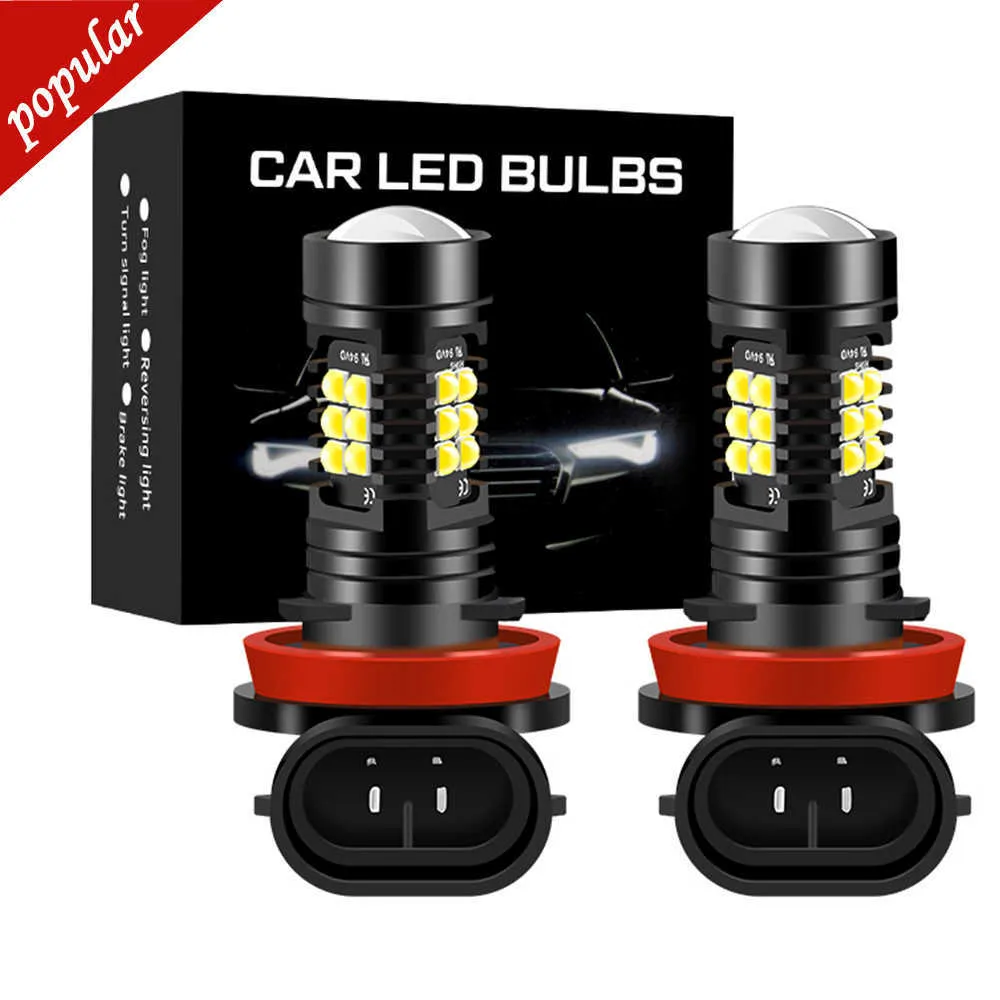 New 2x H11 H8 9006 HB4 HB3 9005 H16 JP Auto Fog Lamp 3030 3D LED Super Bright Car Anti Fog Lights Bulb White 6000K No for Headlights
