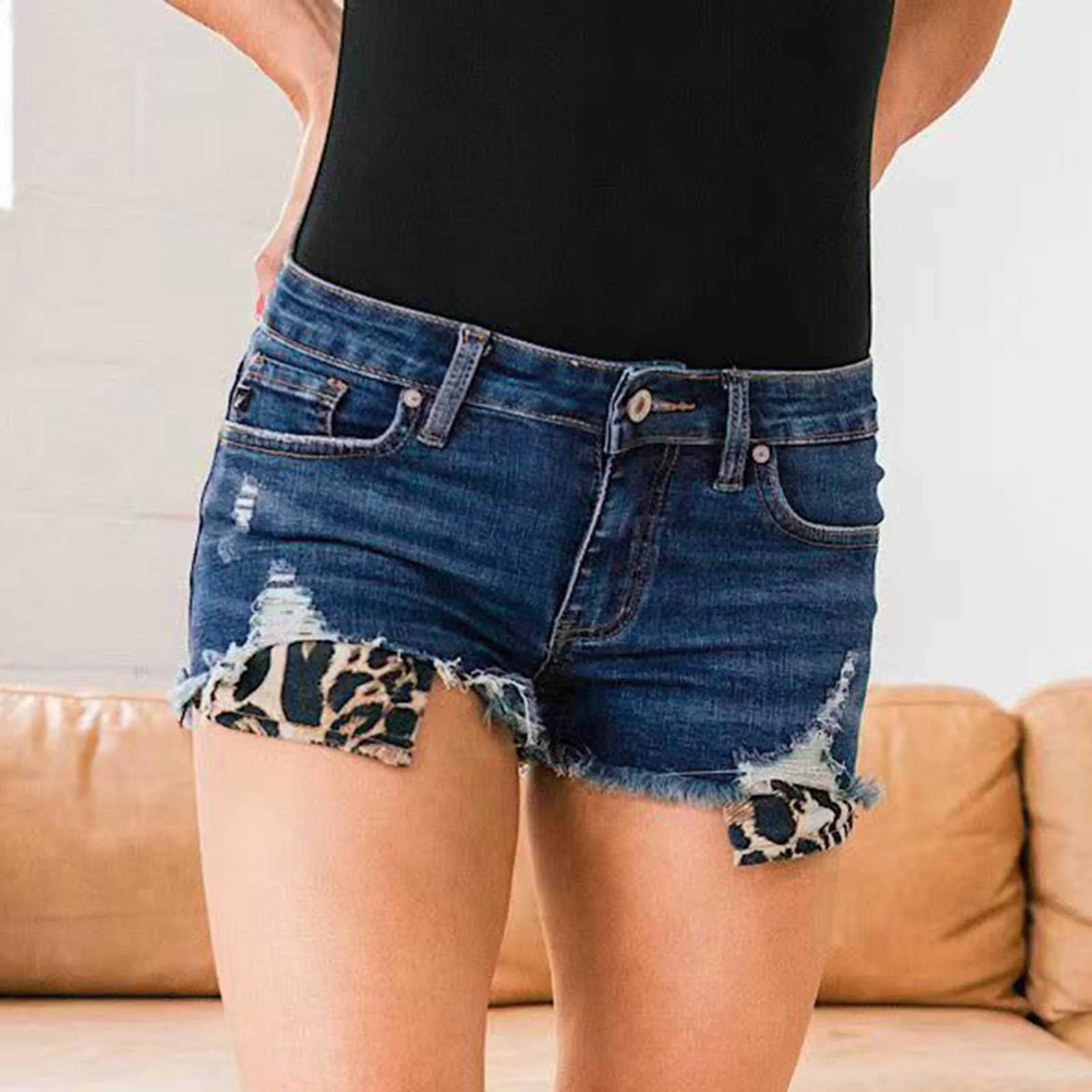 Shorts d'été denim haute grande taille décontracté taille moyenne vêtements de rue vêtements de travail Denim shorts d'été pour femmes P230530