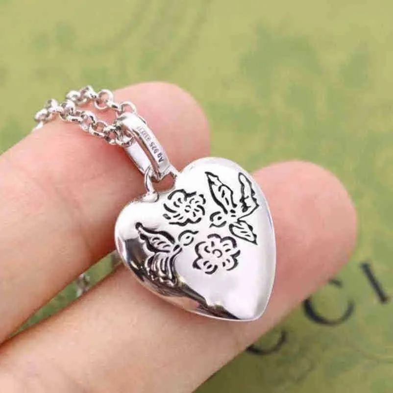 bijoux de créateur bracelet collier bague Sterling intrépide hommes femmes personnalité tendance fleur oiseau Amour Pendentif couple de haute qualité