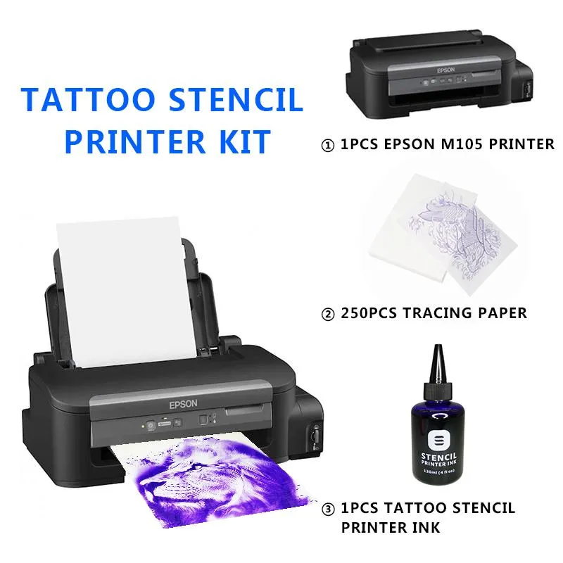 Sjablonen Tattoo Transfer-stencil Printer Inkjet Kit A4 Pacon Calqueerpapier Thermisch transferpapier Tattoo-accessoires Nieuwe technologie