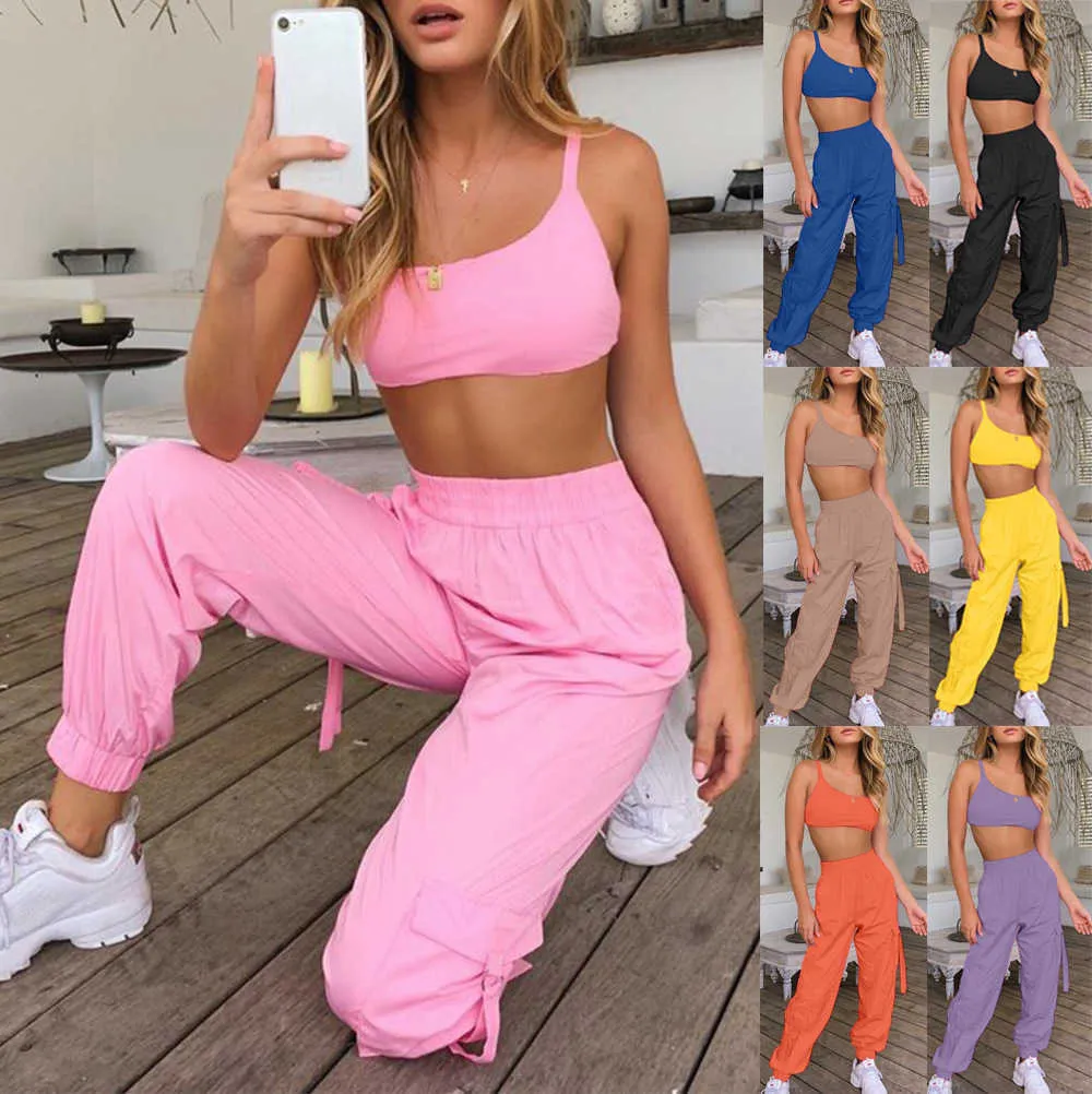 Women's Tracksuits 2-piece/set track and field clothing 2-piece thick casual solid color sportswear running women's hoodie set P230531