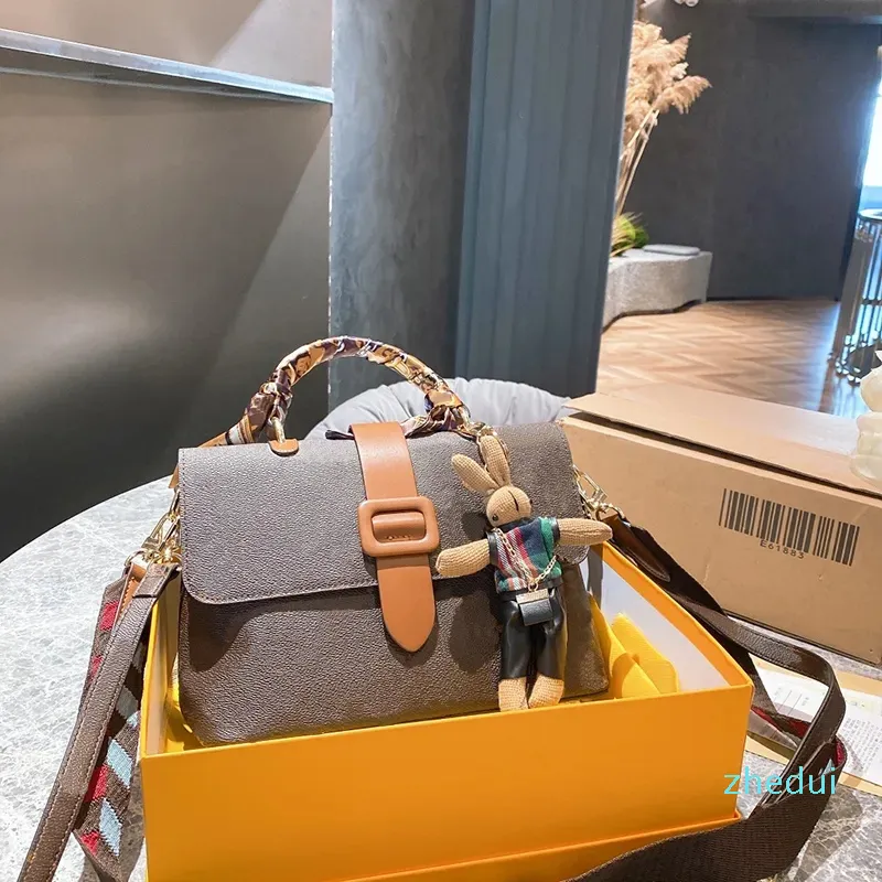 2023-Women Shoulder Bag High Quantity Crossbody-bag Fashion Bags Scarf Animal Famale Handbag Made of Good Material