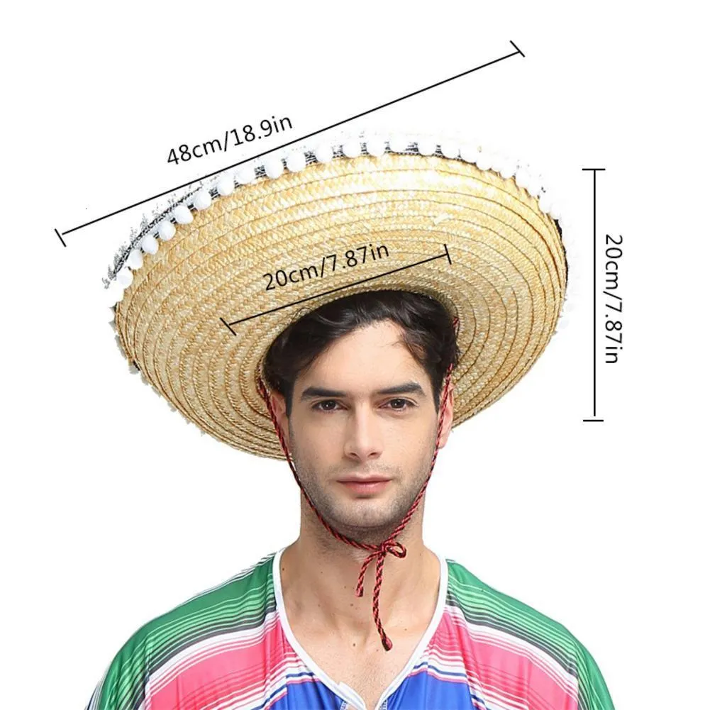 Mexican Straw Straw Hat Party For Carnival Crazy Night Halloween And Fancy Dress 230530 Arrival From Fan09 11.17 DHgate.Com