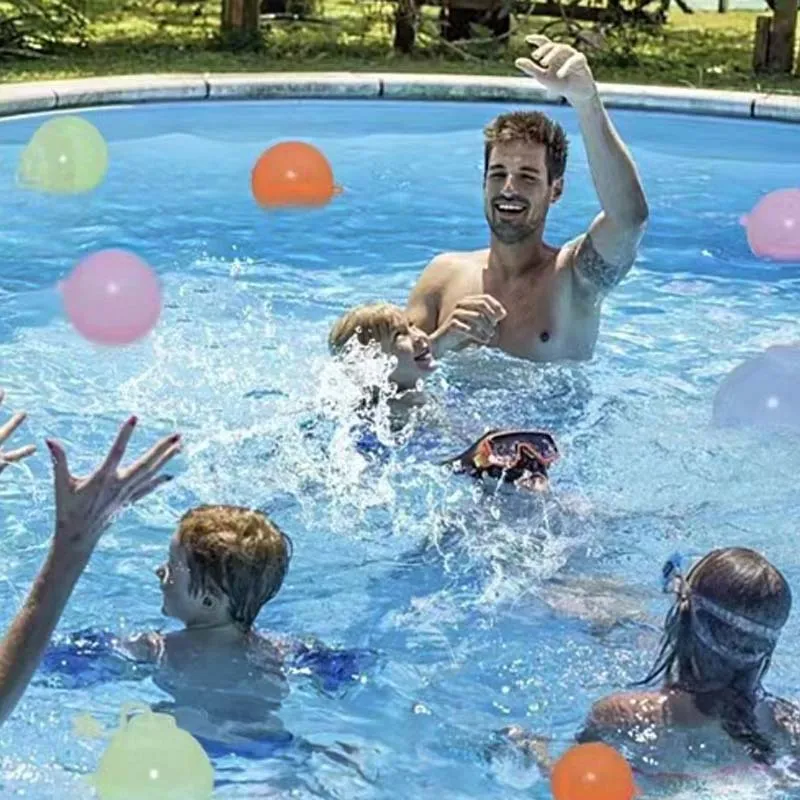 Globos De Agua Reutilizables De Silicona - Pack De 24 Unidades, Llenado Rápido, Ideales Para Piscina Y Fiestas De Verano Globo Agua Reutilizable Globos De Agua Reutilizables De Silicona - Pack De 24 Unidades, Llenado Rápido, Ideales Para Piscina Y Fiestas De Verano Globo Agua Reutilizable
