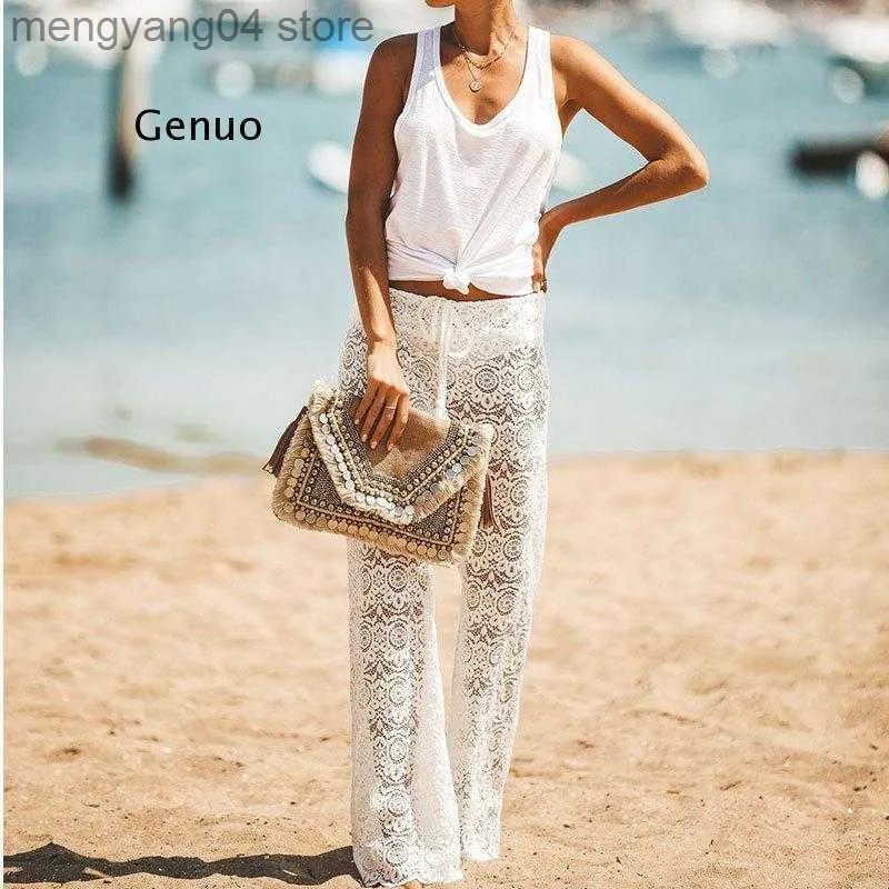 Pantaloni lunghi sale da spiaggia