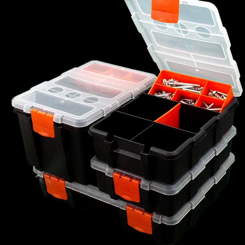 Gereedschapskisten Tool Box Organizer Sets, Hardware -Teile -Organisatoren, Unterteil kleine Teile Boxen, vielseitige und langlebige Speicher -Toolbox