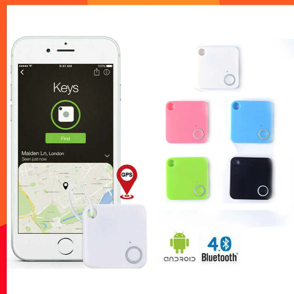 Nuovo Mini Tile Mate GPS Tracker compatibile con Bluetooth Key Finder Localizzatore Dispositivo di localizzazione anti-perdita Tracker Gps per auto Tracker per collare per cani