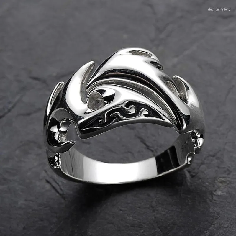 Cluster Rings YH Ring Homme Hip Hop Personnalité Single Flame Ins Net Red Index Finger Thumb