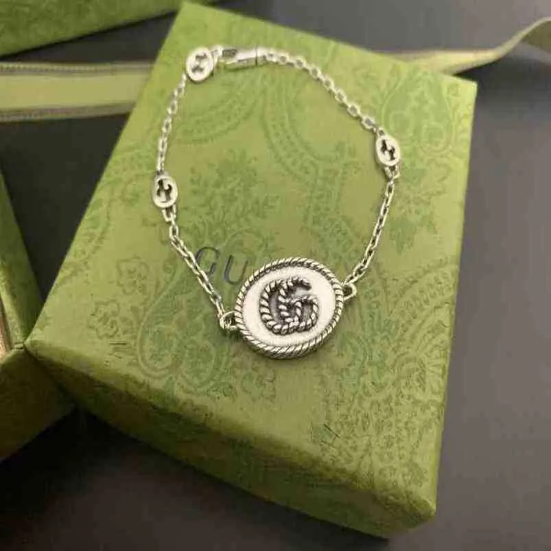 2023 nouveau designer bijoux bracelet collier anneau 925 emboîtement bord épais dentelle torsadée wo même vieux cadeau pour les femmes