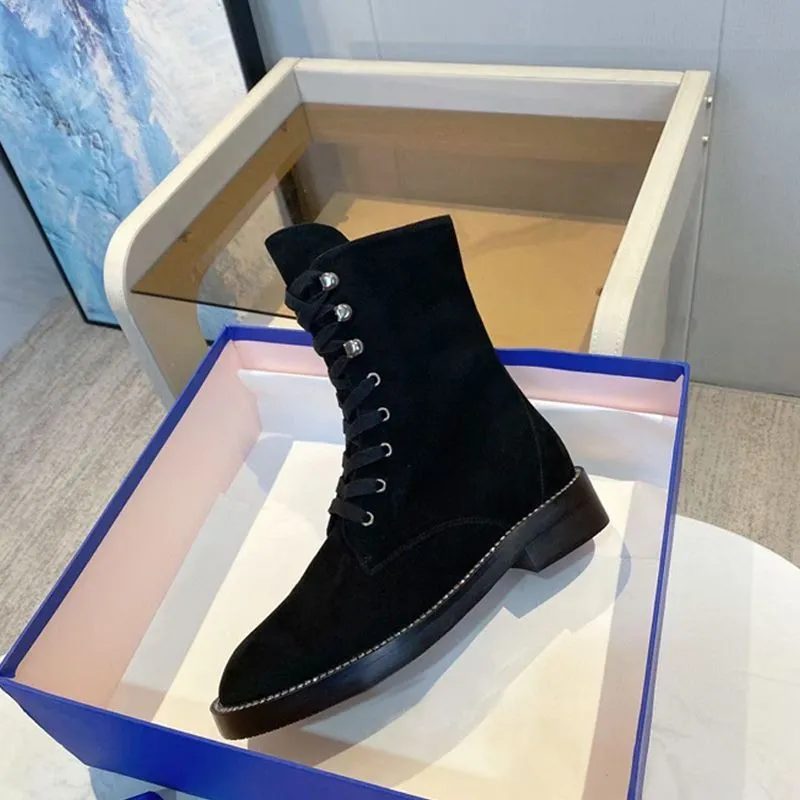 kvinnor stövlar casual sportskor resor kvinnor elastiska band sneaker läder gym tjockt solade män hög toppsko designer boot plattform lady tränare storlek 35-42 med låda