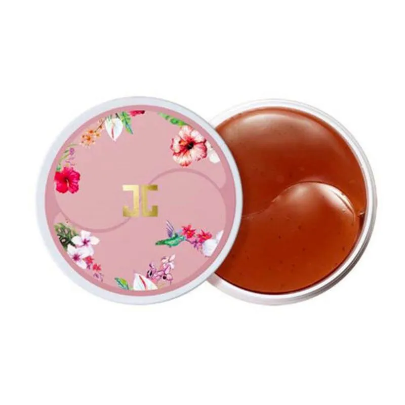 目Jayjun Roselle Eye Gel Patch Mask 60pcs Eye Mask Skin Care Dark Circels保湿ホワイトニングアイケア韓国化粧品