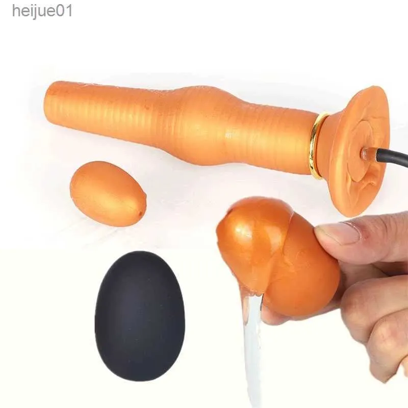 Jouets pour adultes Sex Shop Nouveau Silicone Ovipositeur Vagin Anal Ovaire Boule Stimulation Butt Plug Adulte Érotique Anal Plug Oeufs Sex Toys Pour Hommes Gay L230518