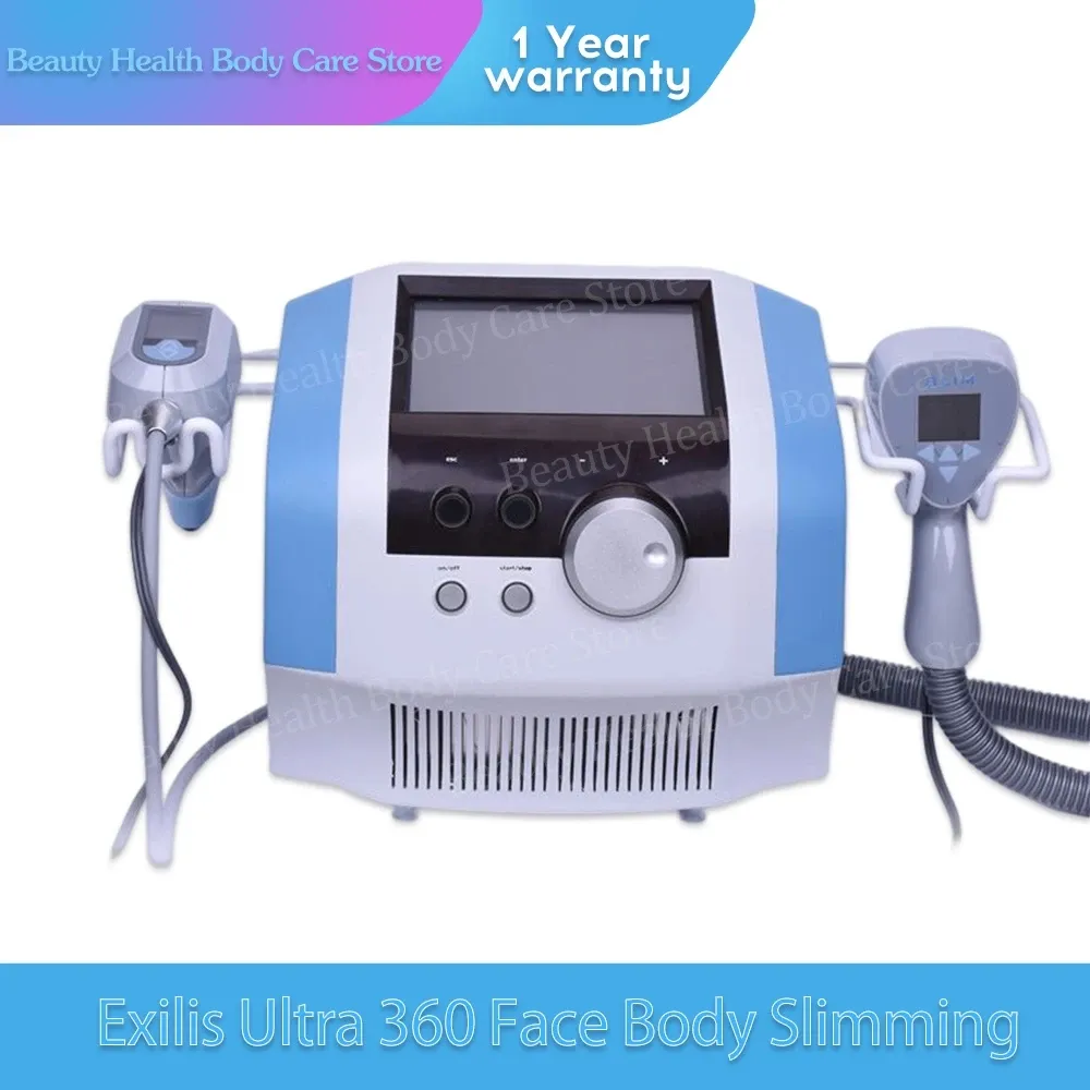 Exilis Ultra 360 Cara Cuerpo Adelgazante Ultrasonido RF Enfocado Radio Frecuencia Eliminación de grasa Reducción Cuchillo Contorno corporal