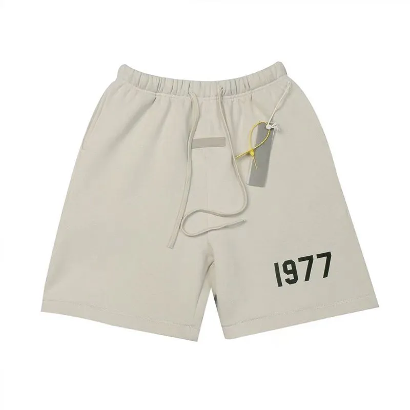 Herren-Shorts, Designer-Shorts, 1977 Fear of Summer God, Baumwollmarke ESS, Herren-Shorts, Shorts, Herren-Shorts, Hosen, Paare, Jogger, Hosen, Street Man Short, Damen-Streetwear Asien