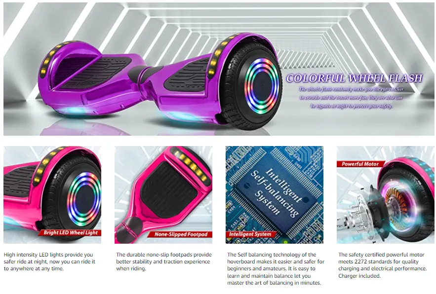 Chic hoverboard charger shop