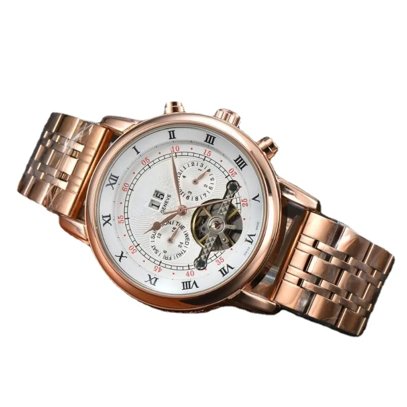 Risparmia alla grande su Elegante Orologio Da Polso Impermeabile In Acciaio  Meccanico Inossidabile Meccanico Per Uomini E Donne Classiche Orologi Di