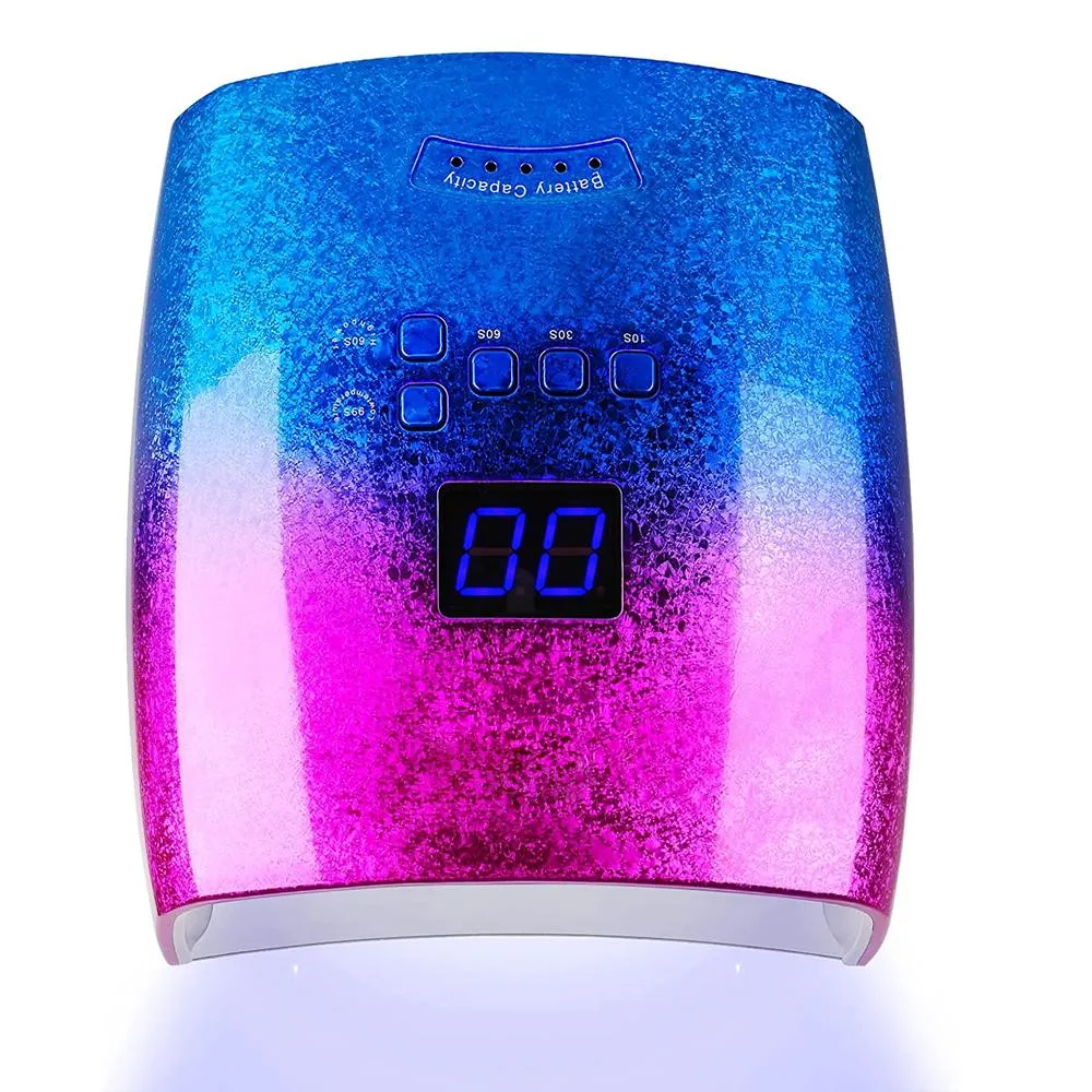 Dryers Upgraded 48W Rechargeable UV LED Nail Lamp Nail Dryer Light for Gel Polish Acrylic Automatic Sensor Gel Nail Light Manicure Tool