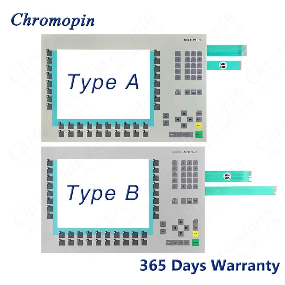 Pannelli 6AV65420DA100AX0 MP370 12 Switch KeyPad a membrana chiave per 6AV6 5420DA100AX0 MP370 12 Tasta a membrana tasto