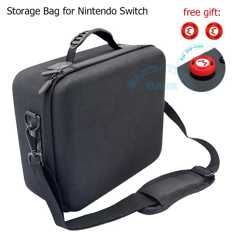 Väskor för Nintendoswitch Big Deluxe Carrying Bag NS Accessories Protective Eva Hard Case Cover för Nintendo Switch Game Console