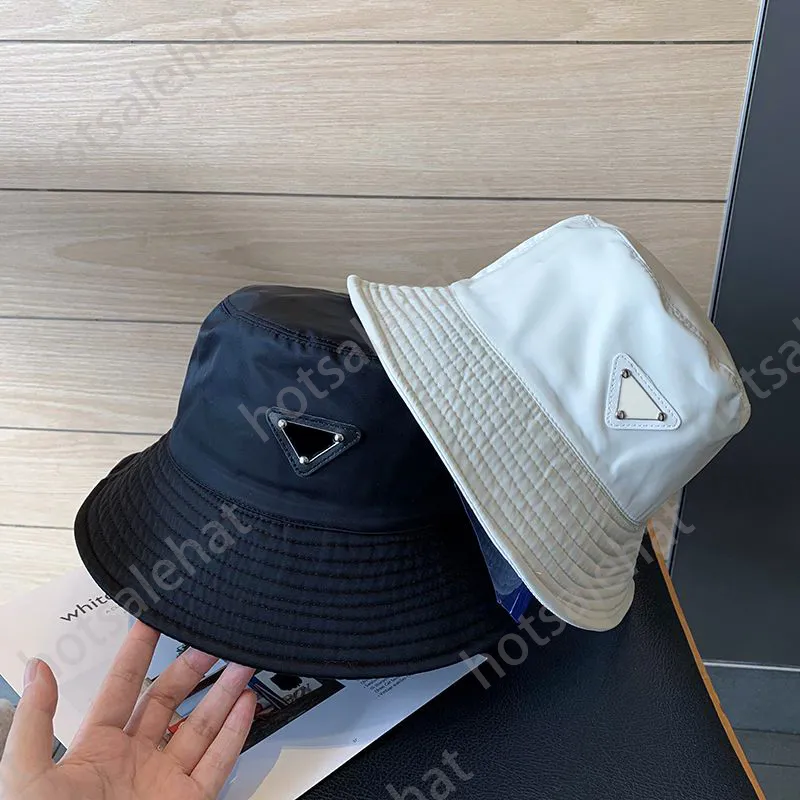 Simply hip hop bucket hats nylon mens cap round brim sun prevent chapeau novelty gorras enamel triangle with letters hats for women fashionable
