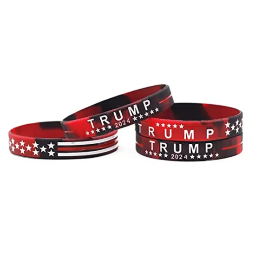 Party Favor Keep America Great Sile Bracelet Trump 2024 Wristband Presidential Election Gift Wrist Strap Drop Delivery Home Garden F Dhdhz