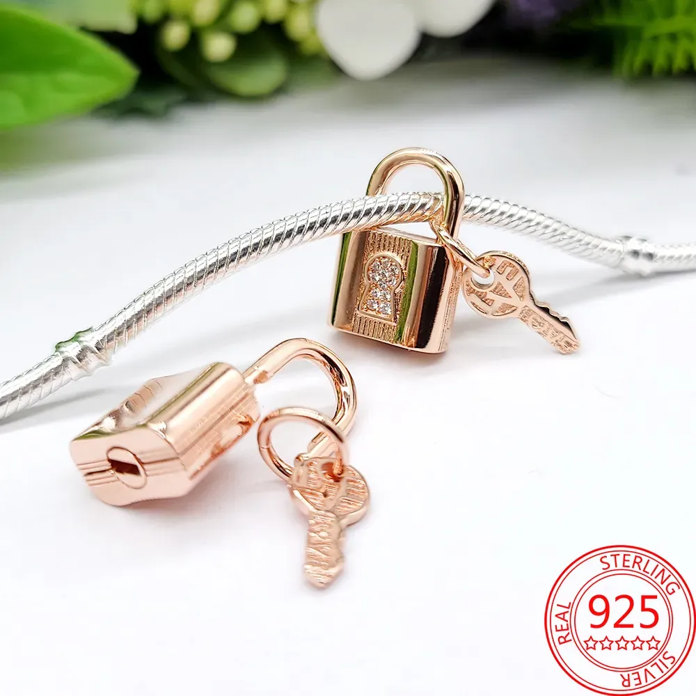 DHgate.com:Sterling Silver Bead - Rose Gold Pine Cone