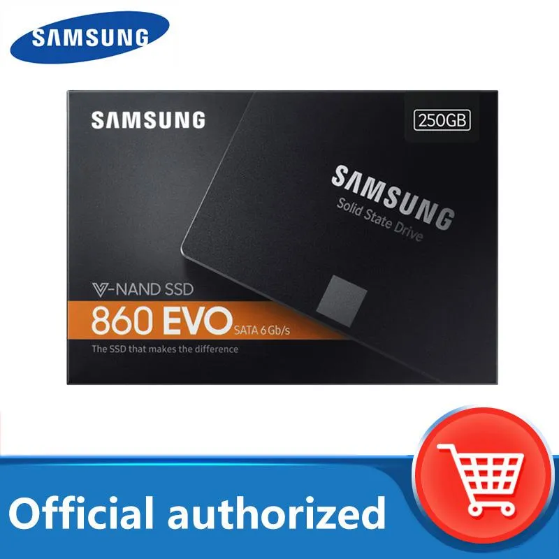 Drives Samsung SSD 870 EVO 250 Go 500 Go 1 To Disque à solide interne Disque Disque dur HDD Drive du disque dur SATA3 2,5 pouces ordinateur de bureau PC TLC