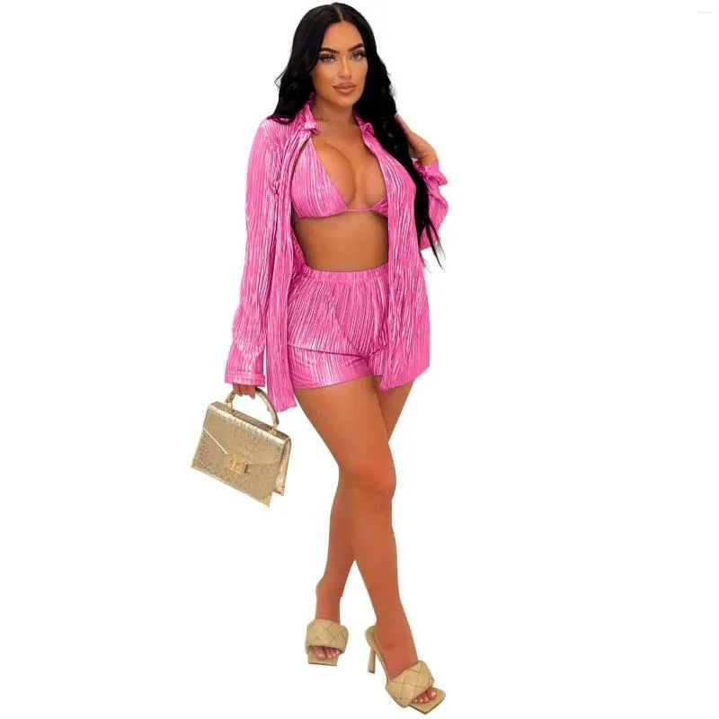 2023 INS Lilac Velour Tracksuit Set Sweet Office Lady Style Casual Full Sleeve Cloth Shirt And Short Pants For Women From Phoefen 21.77 DHgate.Com