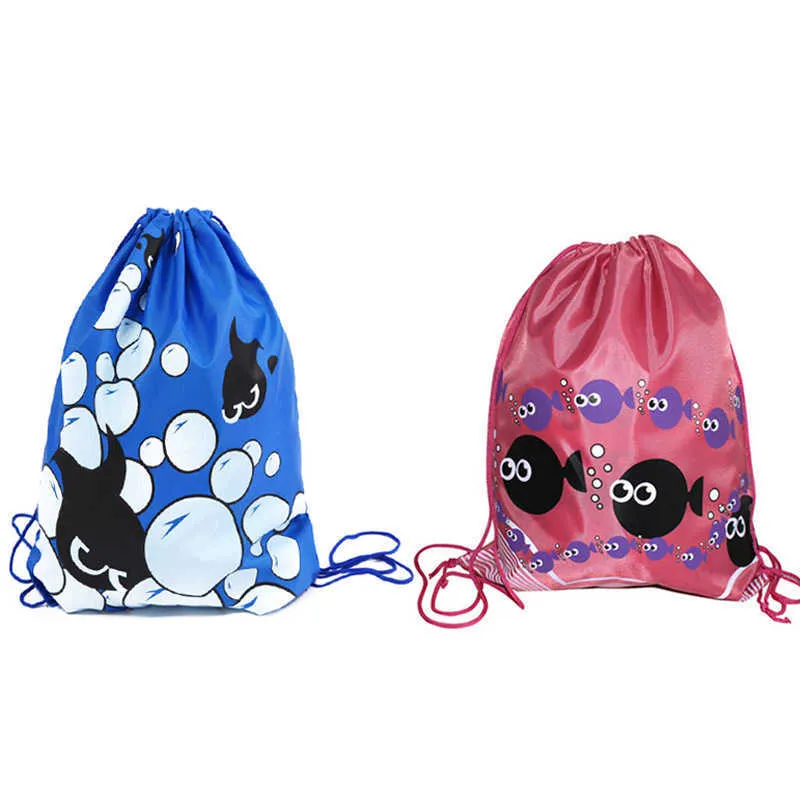 Bonnets de bain Vente en gros de cordons de plage pour enfants sacs imperméables pliables de grande capacité équipement de natation pour hommes et femmes P230531