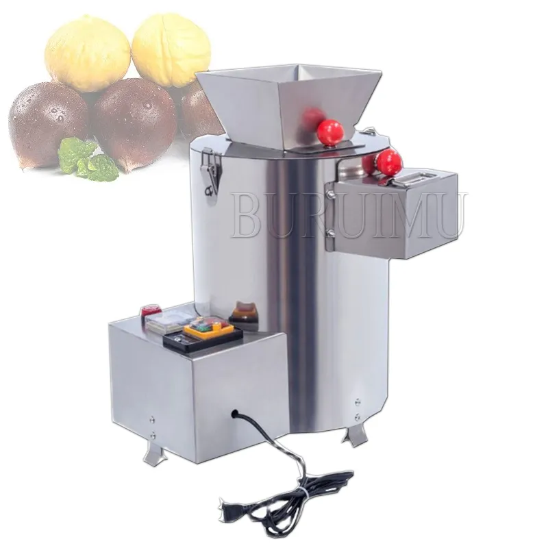 Máquina de remoção de casca de castanha, adequada para frutas secas, sementes torradas e nozes, ferramenta para descascar castanhas, mãos livres