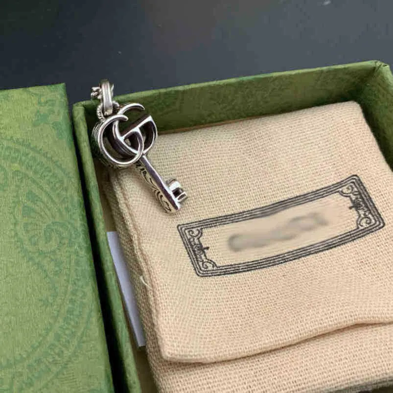 925 Sterling Silver Jewelry Set - Vintage Vine Key Pendant Necklace ...