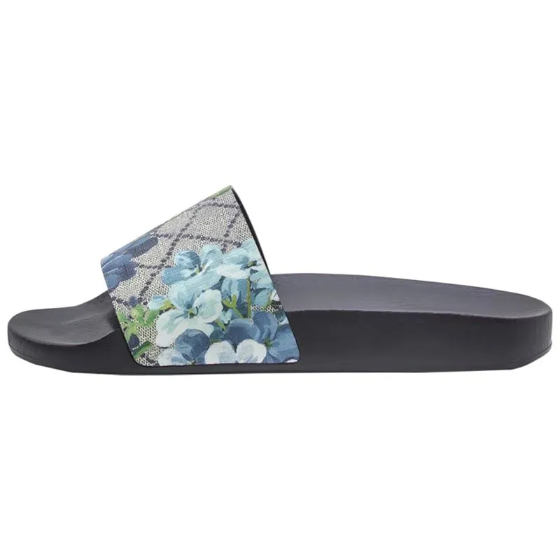 Bulk Multicolour Canvas Floral Florals Designer Mint Green Flat Sandals For Women And Men Perfect For Summer Beach Wear At Only 7.64 DHgate.Com