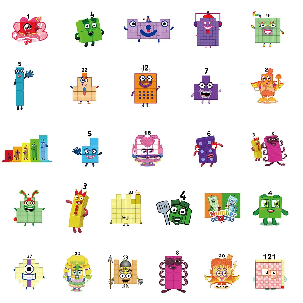 Numberblocks 366 Kids Toy Stickers Numberblocks Cartoon... From Keng08, $7.19 | DHgate.Com