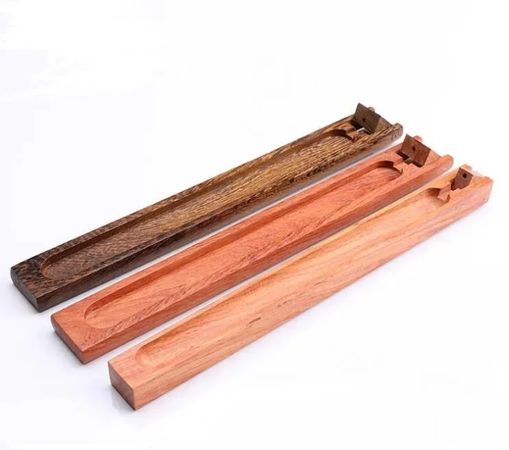 Durable Rosewood Wenge Wood Incense Burner Censer Natural Wooden for Incense Holder Home Decoration Free Shipping