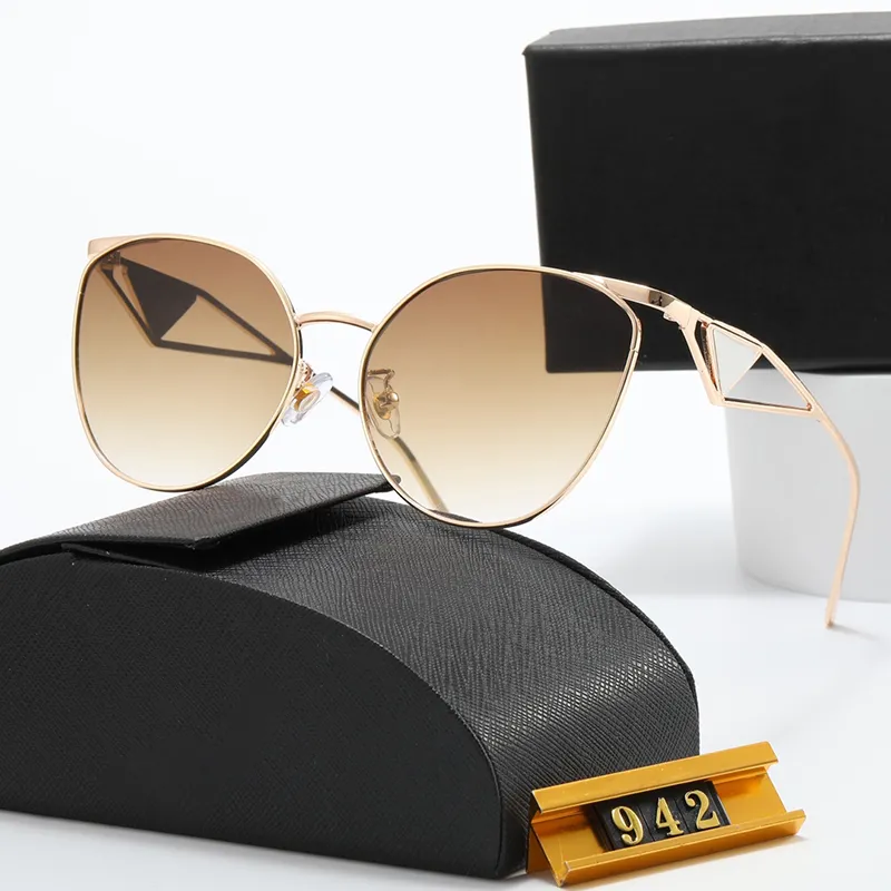 Designer-Sonnenbrillen, luxuriöse faltbare Sonnenbrillen, modische Glas-Sonnenbrillen, randlose Brillen, fahrende Strandbrillen mit Box