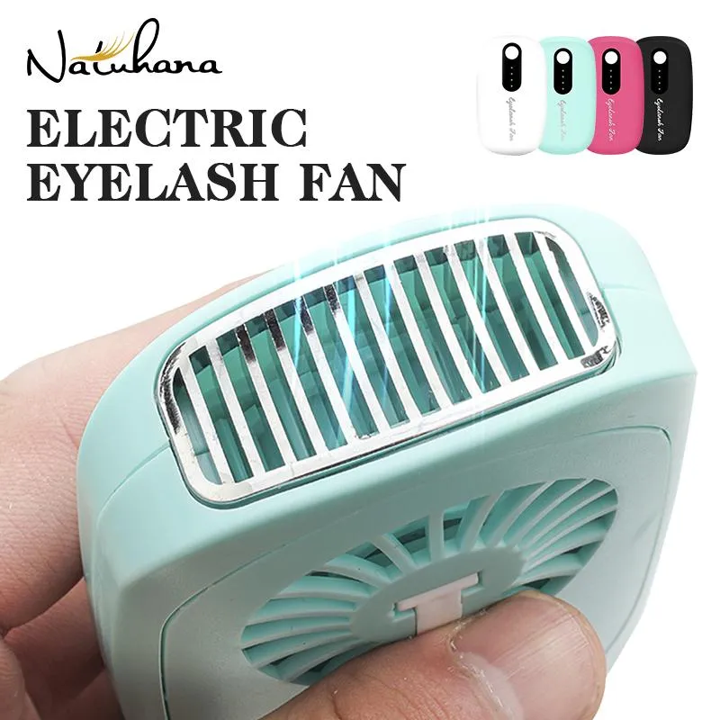 Brushes NATUHANA USB charging Eyelashes Dryer Plant False Lashes bladeless Fan Electricity Consumption Weather Machine Organ Makeup Tool