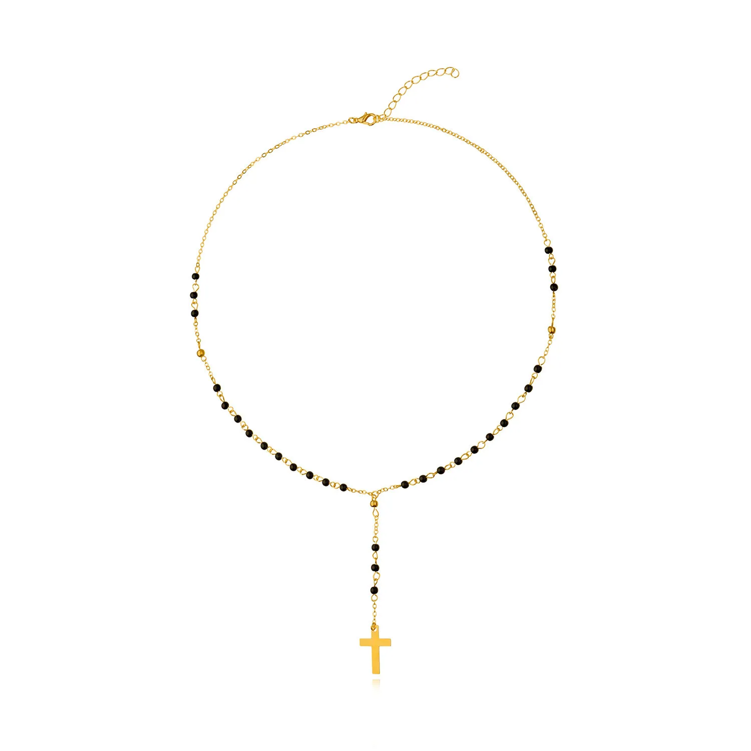 collier croix en or pour les femmes long gland turquoise perle croix collier tendance bijoux en gros saint valentin collier chrétien crucifix collier cadeau pour elle