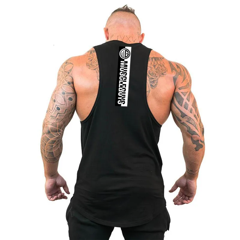 Men's Tank Tops Mesh Gym Clothing Tank Top Mens Bodybuilding Fitness Training Running Vests Muscle Sleeveless Singlets Fashion Workout Man Shirt 230531