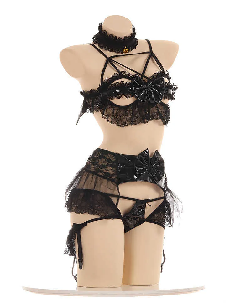 Anime Bikini Set Sexy Lace Bat Lingerie Acrylic Bow Decoration Women Devil Cosplay Bikini from Dhgate Sexy Set - price 14.1 Anime Bikini Set Sexy Lace Bat Lingerie Acrylic Bow Decoration Women Devil Cosplay Bikini from Dhgate Sexy Set - price 14.1