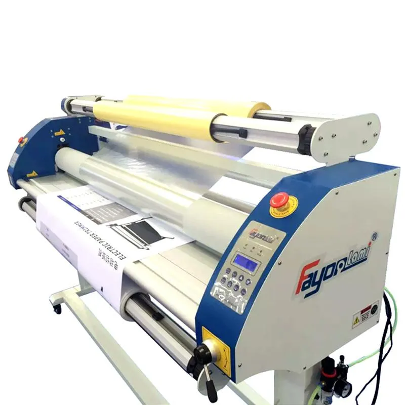 Laminator Large Format Cold Laminator Roll To Roll 63Inch 1.6M For Liner Film Fayon 1600 Automatic Laminating Machine