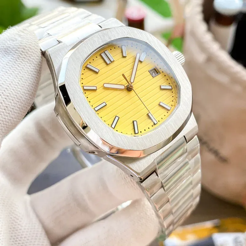Herrenuhr, automatische mechanische Uhren, 40 mm, Edelstahl, wasserdicht, Business-Armband für Herren, Armbanduhr, Designer-Armbanduhren, Montre De Luxe