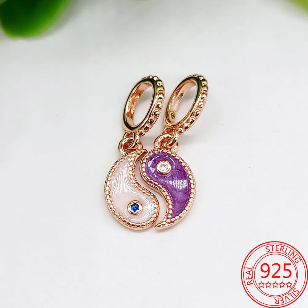 DHgate.com:Sterling Silver Bead - Rose Gold Pine Cone