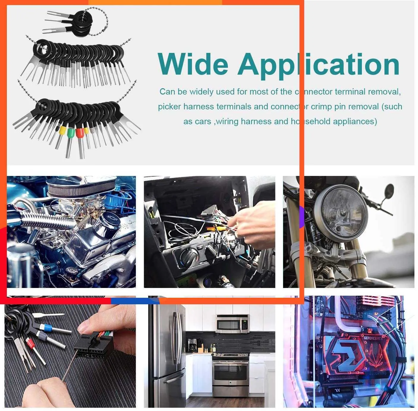 Automotive Plug Terminal Removal Tool Car Electrical Wire Crimp