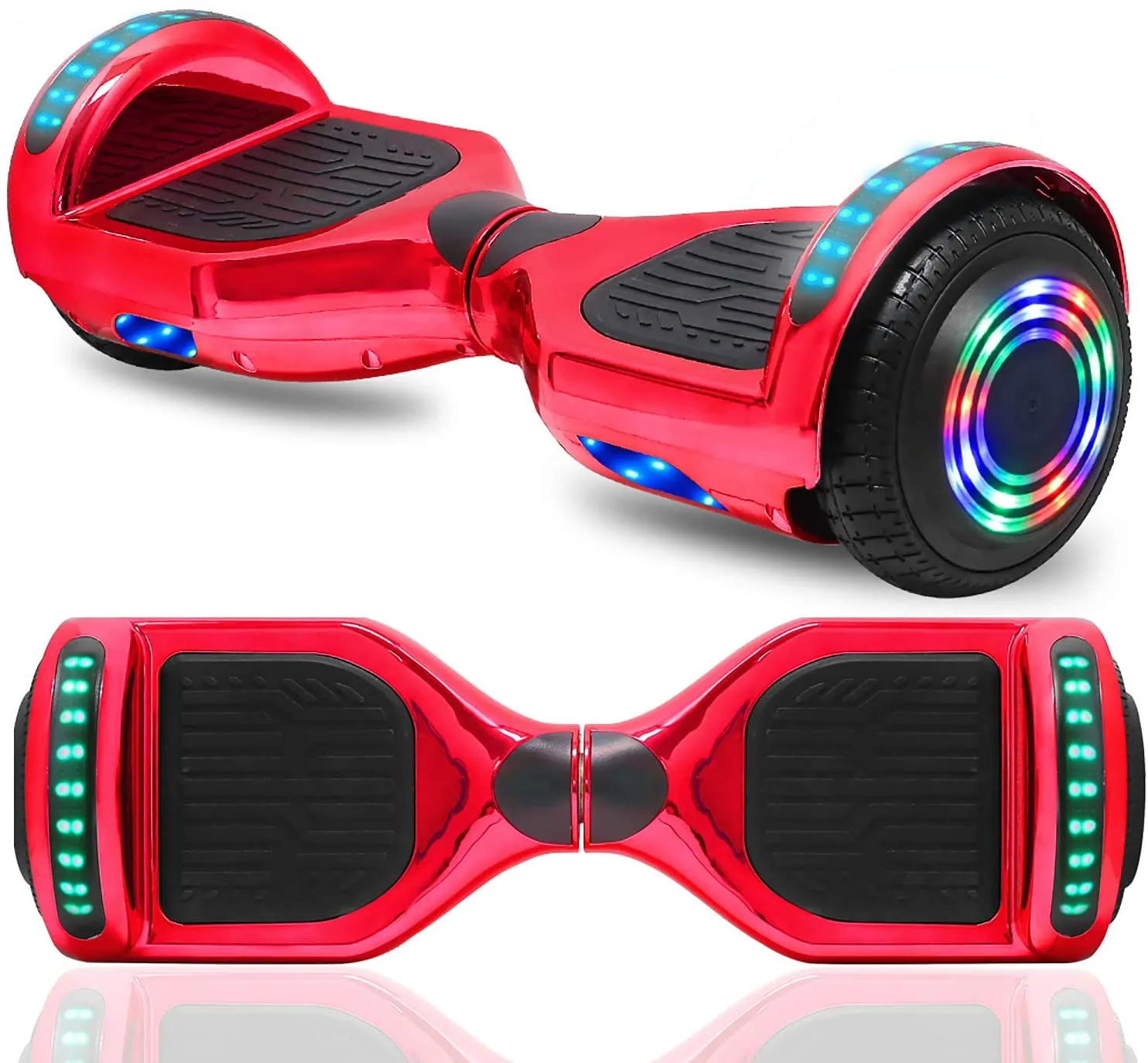 Certified UL2272 Electric Self Balancing Hoverboard With Wireless Built In Bluetooth Speaker With Lights LED Lights And 6.5 Scale Design From Caferacer 1 428.06 DHgate.Com