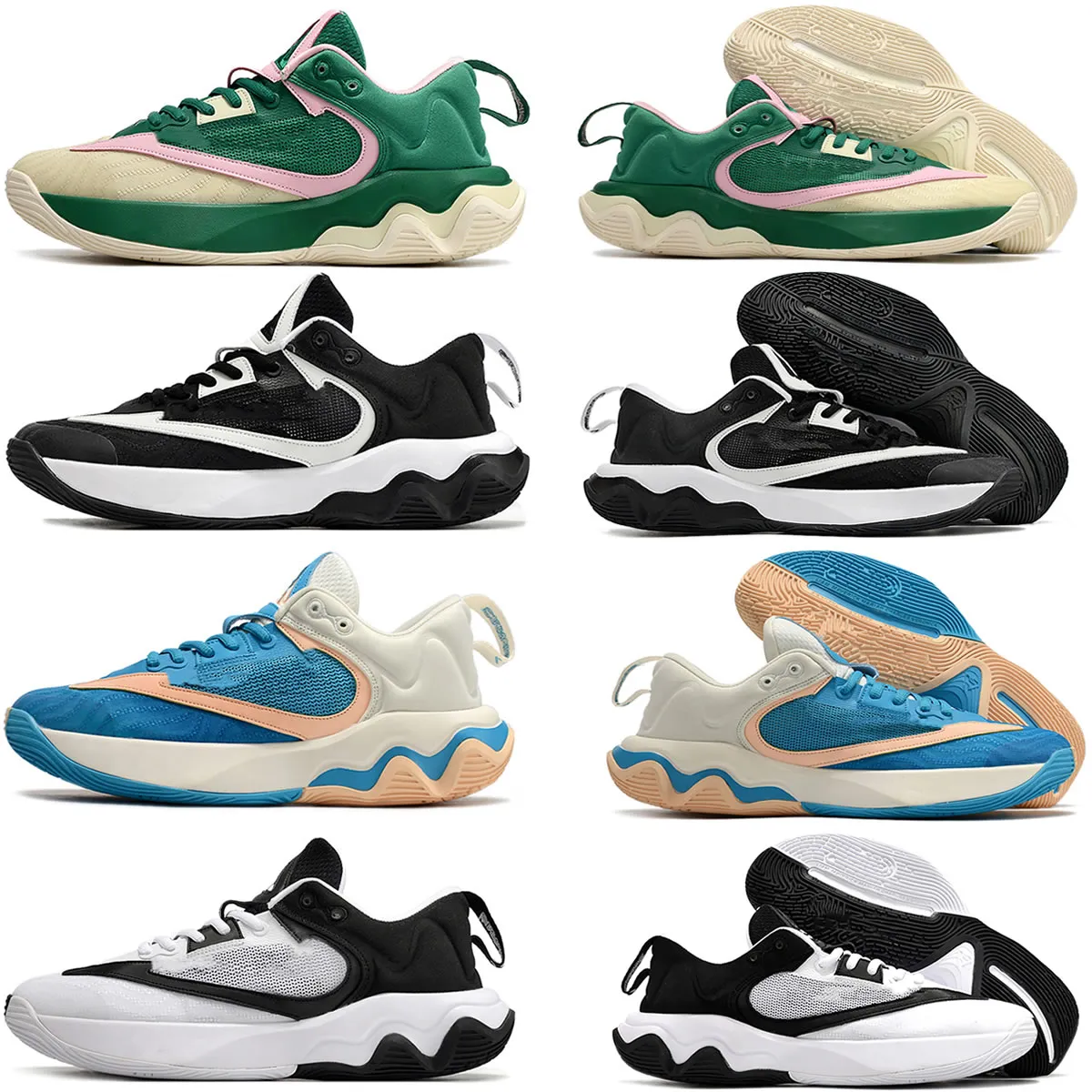 Hombre giannis inmortalidad 3 zapatos de baloncesto ga freak 3s iii blanca verde color verde color naranja multicolor USA zapatillas deportivas blancas US7-US12