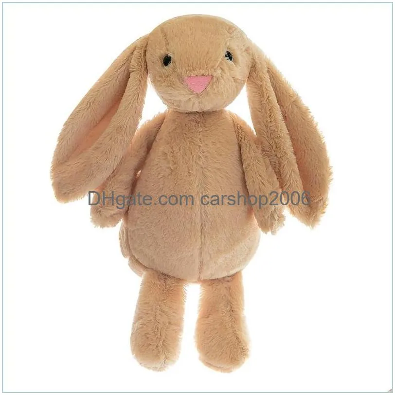 Partybevorzugung 30 cm Ostern Nette Cartoon Lange Ohren Kaninchen Puppe Baby Weiche Plüsch Hase Spielzeug Für Kinder Drop Lieferung Hausgarten Festliche Dhg5J