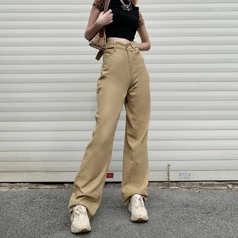 Loose khaki pants womens on sale