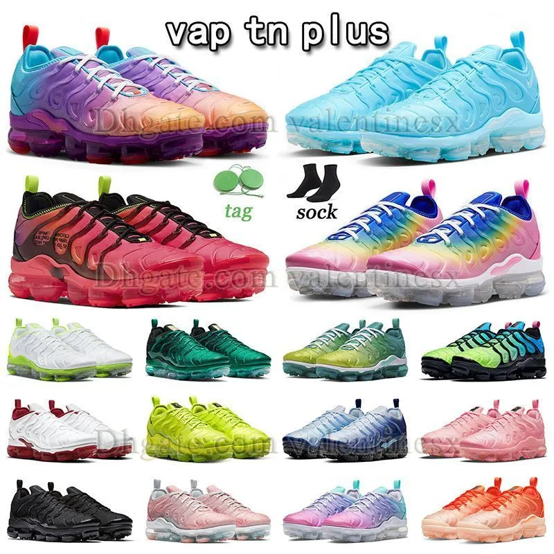 Dhgate Retro Running Shoes Vapormax Tn Plus Multi Gradient