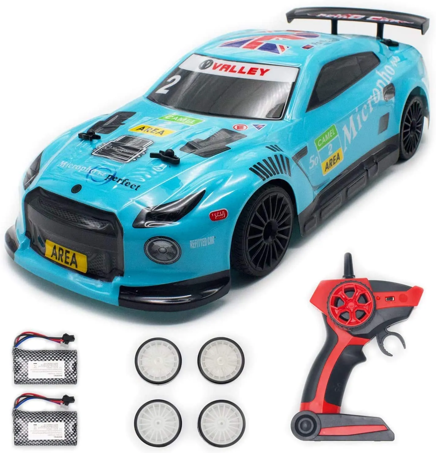 Big Size 2.4G RC Auto Scala 1:14 4WD Telecomando Auto ad alta velocità 30 km / h All Terrain RC Vechicle GTR Super Sport Drift Rc Car